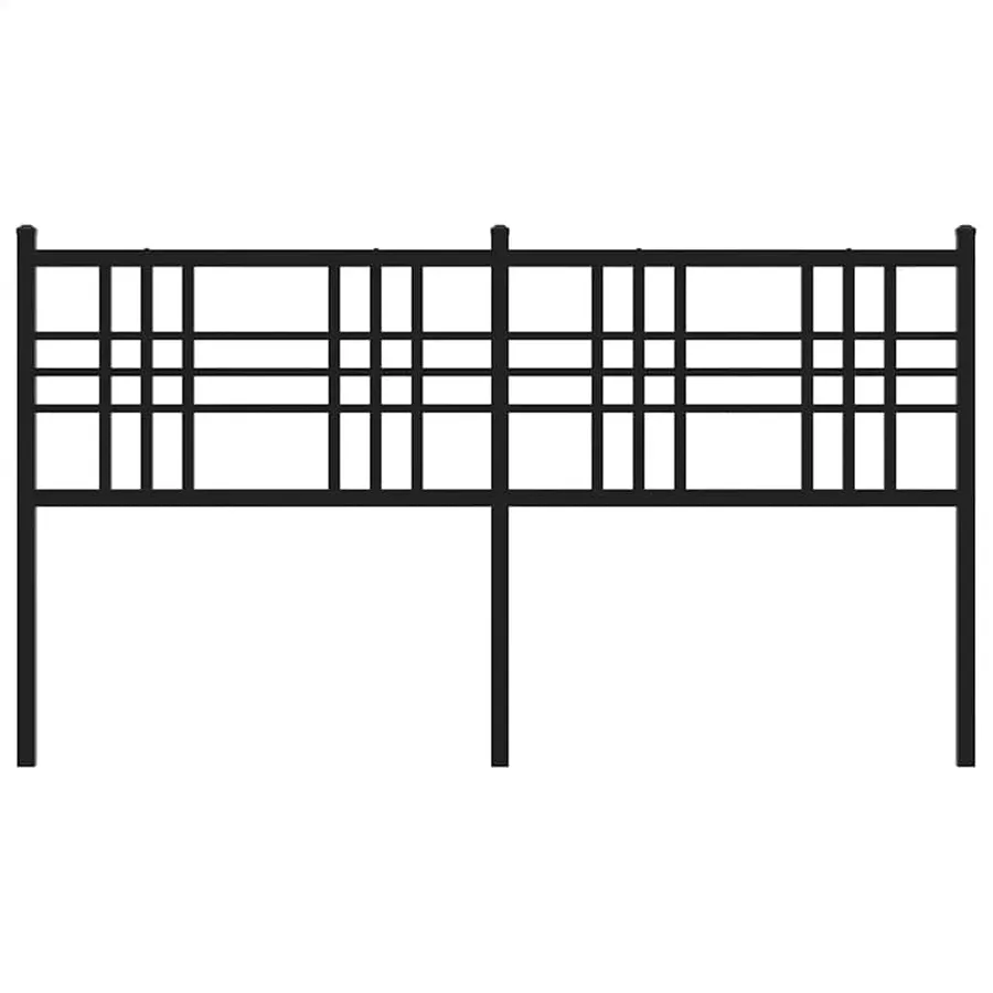 Tête de lit de remplacement métal noir 160 cm - 4