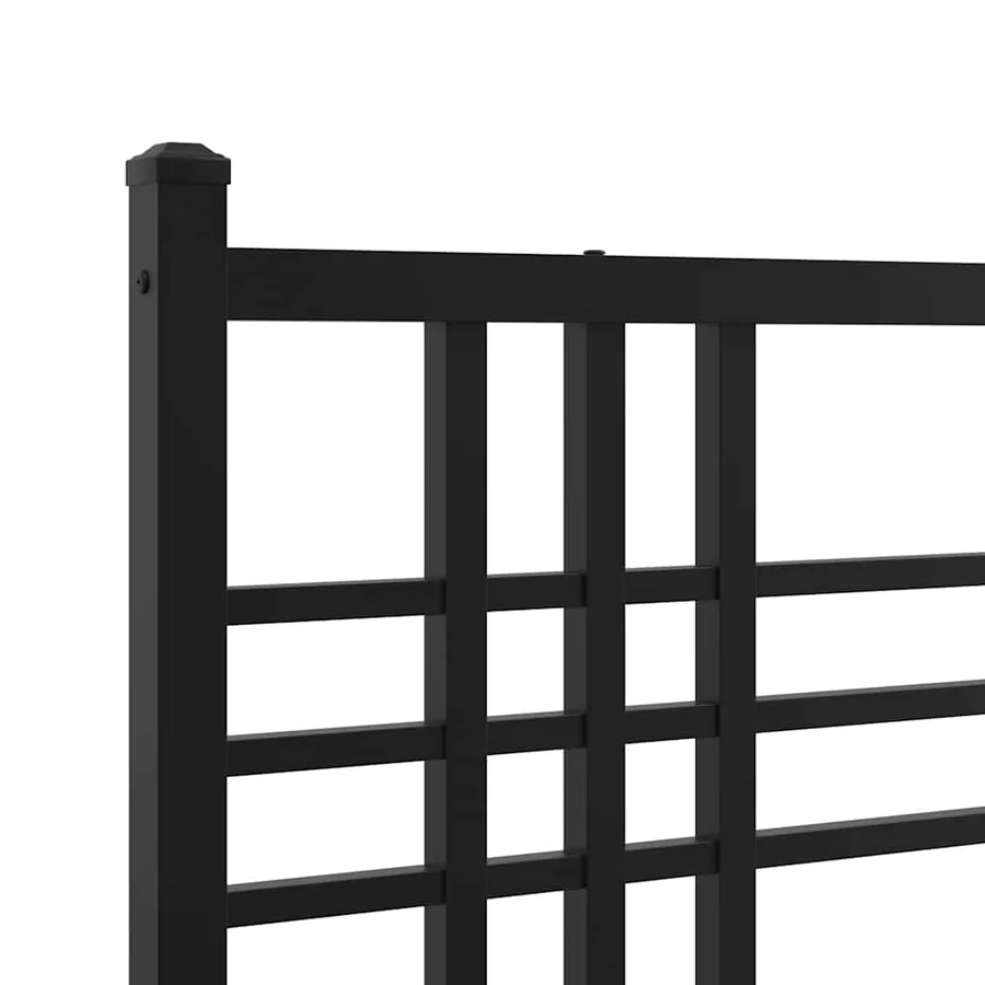 Tête de lit de remplacement métal noir 160 cm - 5