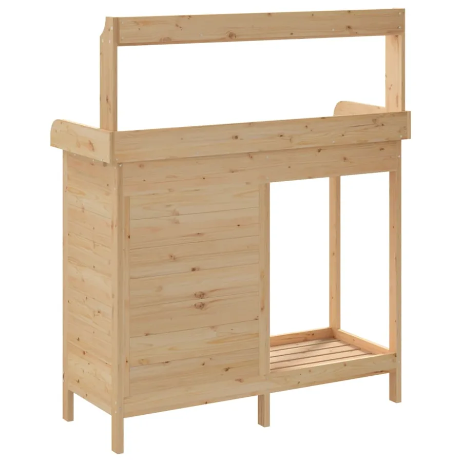 Table de rempotage avec armoire bois massif de sapin - 9