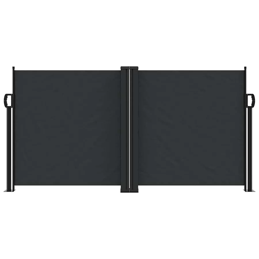 Auvent latéral rétractable noir 120x1200 cm - 3