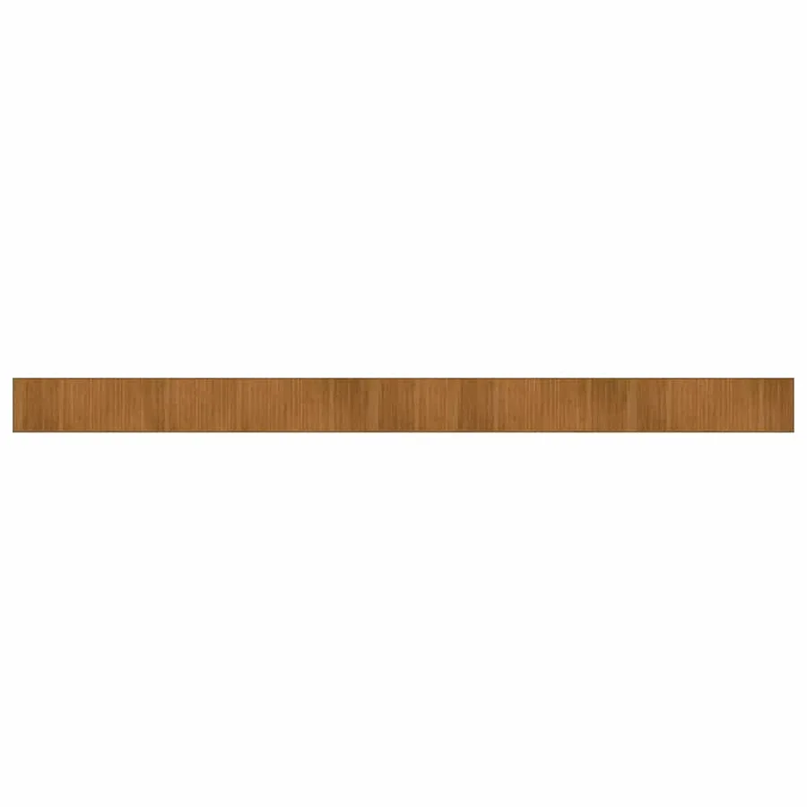 Tapis rectangulaire marron 70x1000 cm bambou - 2
