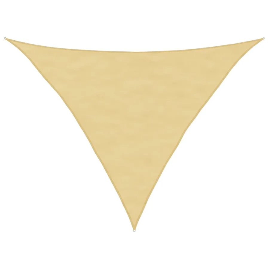 Voile d'ombrage sable 5x5x6 m 100 % polyester oxford - 2