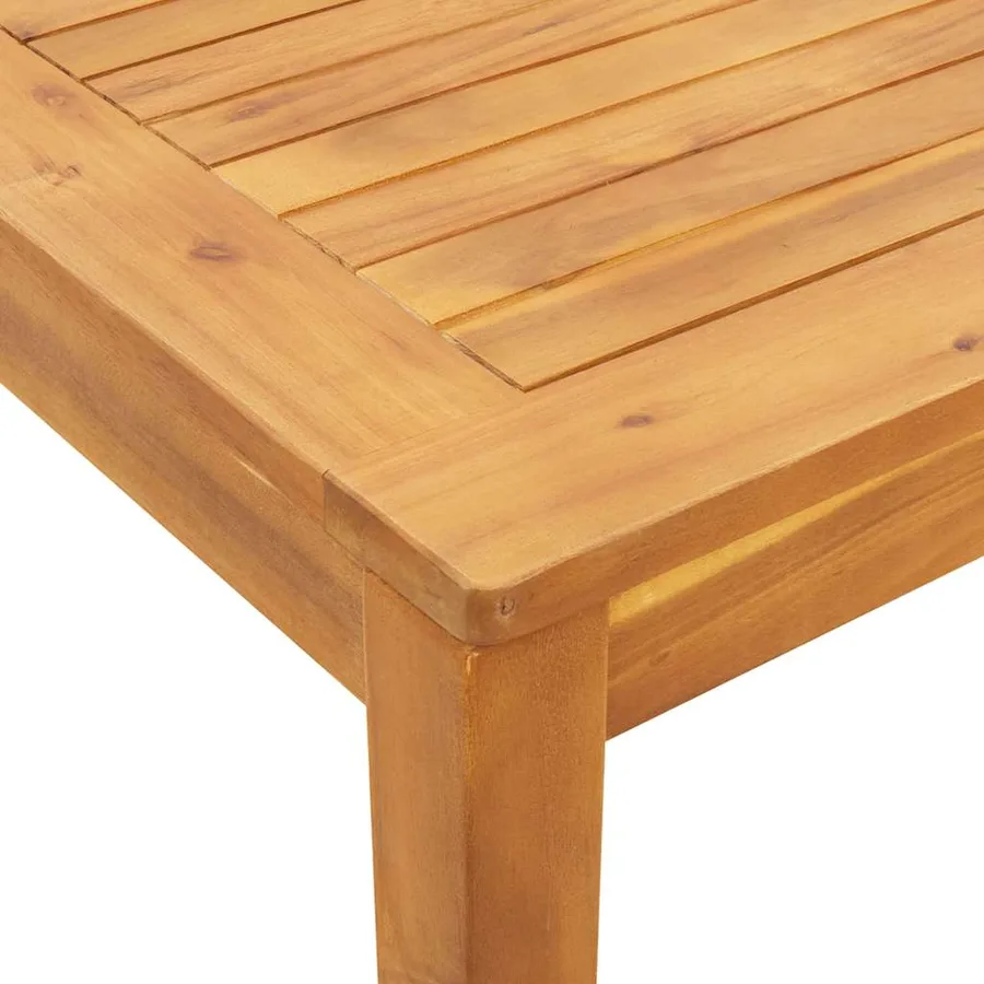 Ensemble à manger de jardin 3 pcs Bois d'acacia solide - 7
