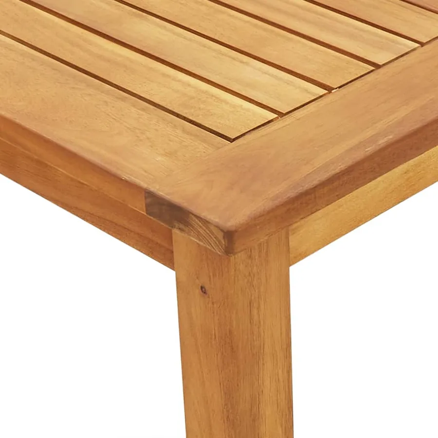 Ensemble à manger de jardin 3 pcs 85x85x74 cm Bois d'acacia solide - 7