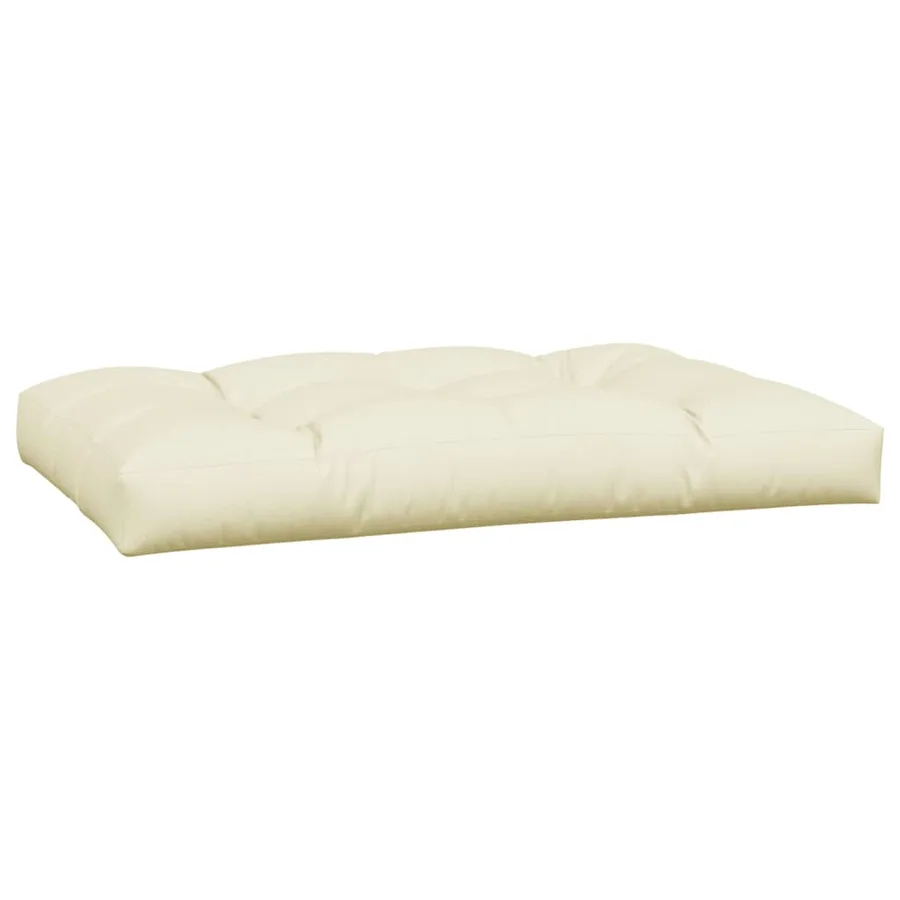 Coussins de palette lot de 3 crème tissu - 6