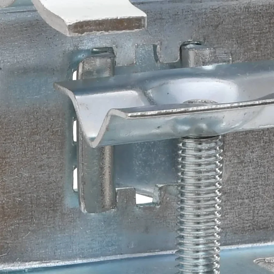 Pinces à parasol pour balcon 2 pcs 32 mm acier - 2