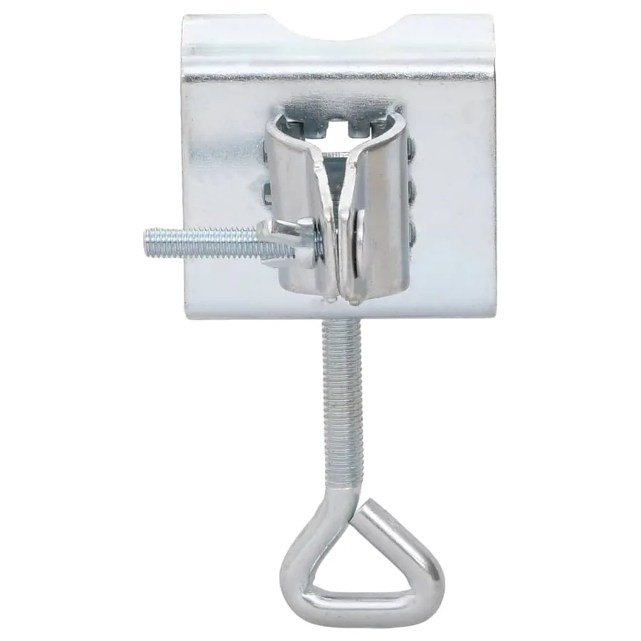 Pinces à parasol pour balcon 2 pcs 32 mm acier - 3