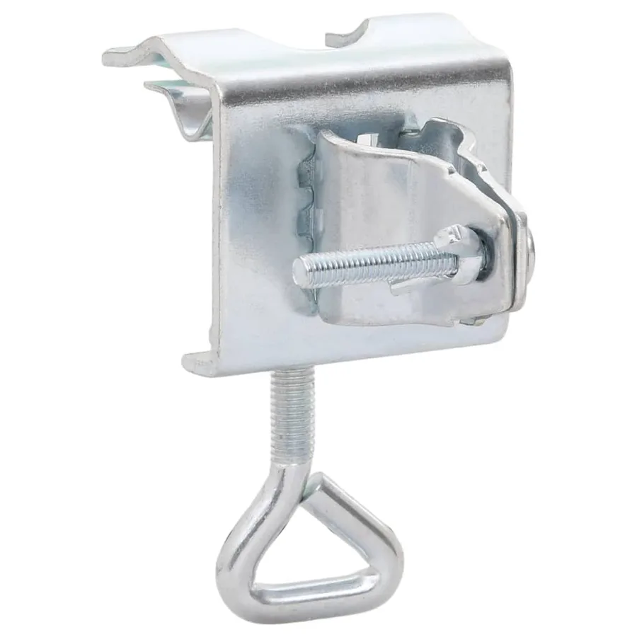 Pinces à parasol pour balcon 2 pcs 32 mm acier - 4