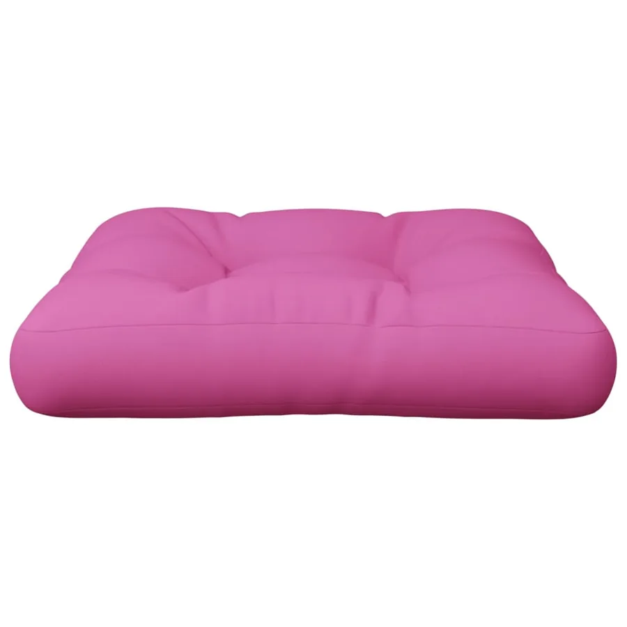 Coussin de palette rose 58x58x10 cm tissu oxford - 4
