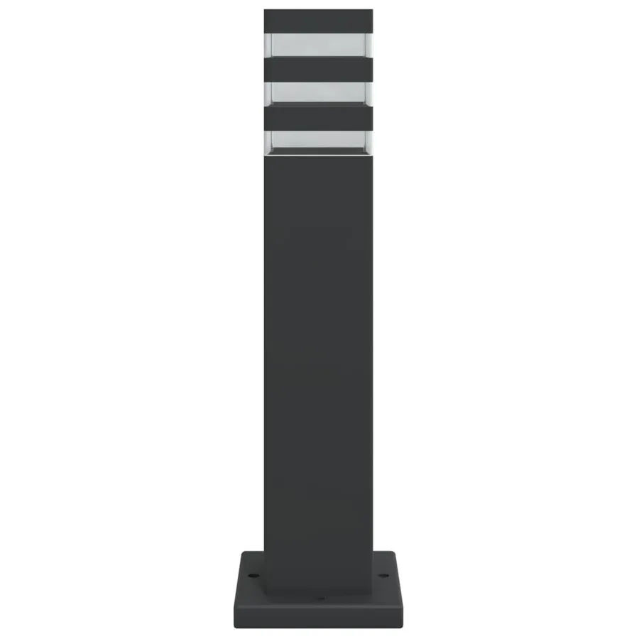 Lampadaire d'extérieur noir 50 cm aluminium - 4