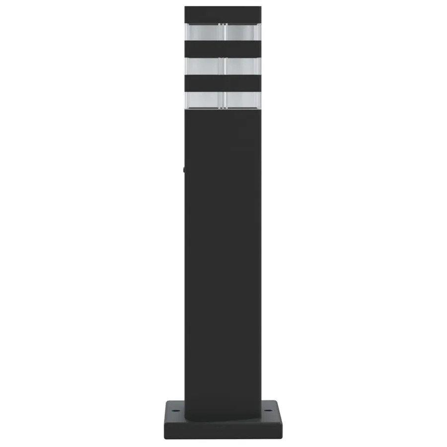 Lampadaire d'extérieur noir 50 cm aluminium - 5