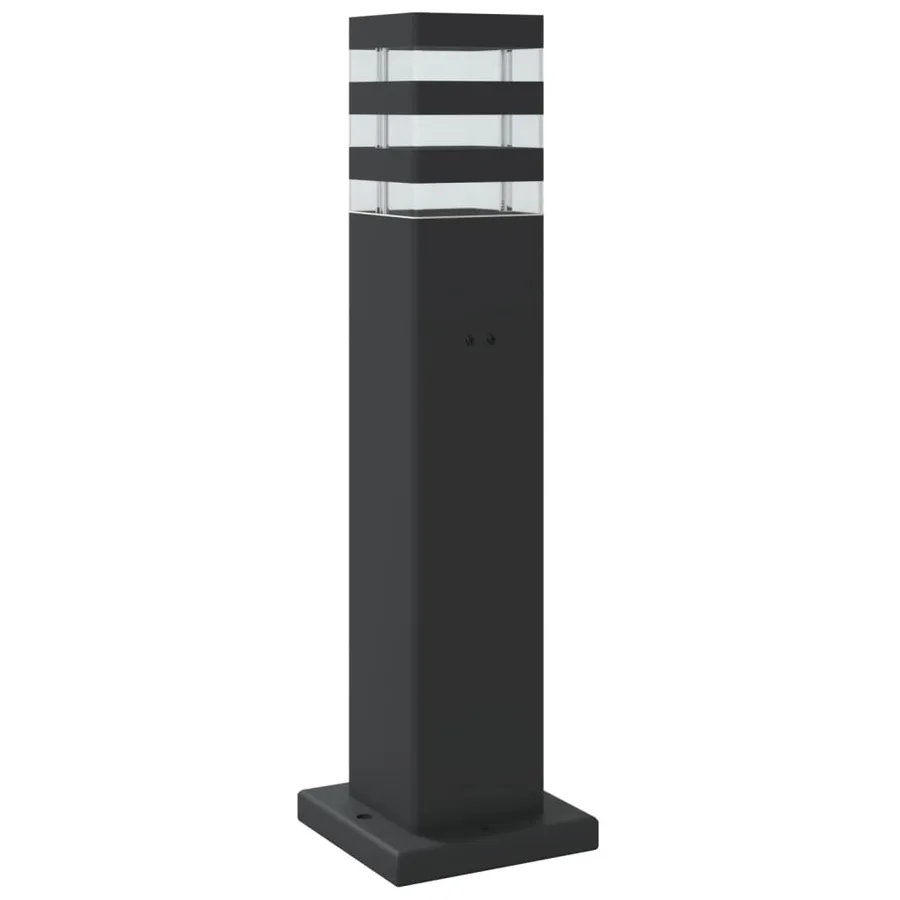 Lampadaire d'extérieur noir 50 cm aluminium - 6
