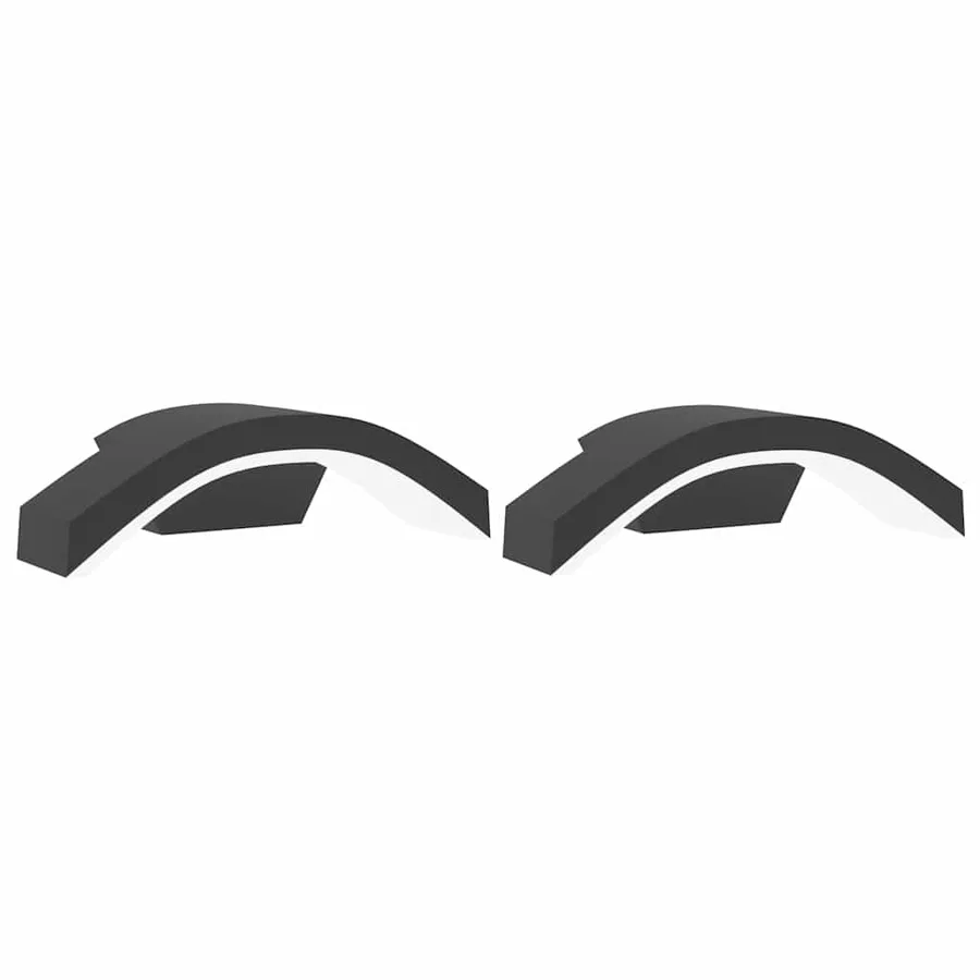 Appliques murales LED d'extérieur 2 pcs noir - 2