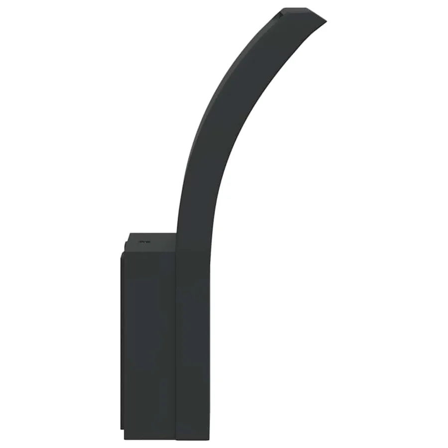 Appliques murales LED d'extérieur 2 pcs noir - 6