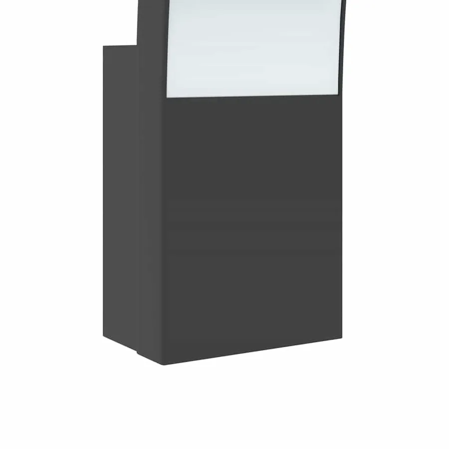 Appliques murales LED d'extérieur 2 pcs noir - 8