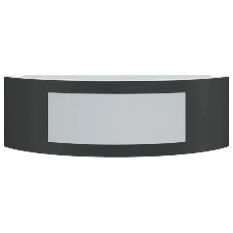 Appliques murales d'extérieur 2 pcs noir acier inoxydable - 4