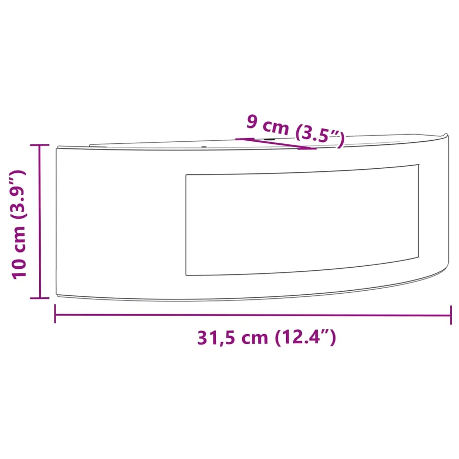 Appliques murales d'extérieur 2 pcs noir acier inoxydable - 7