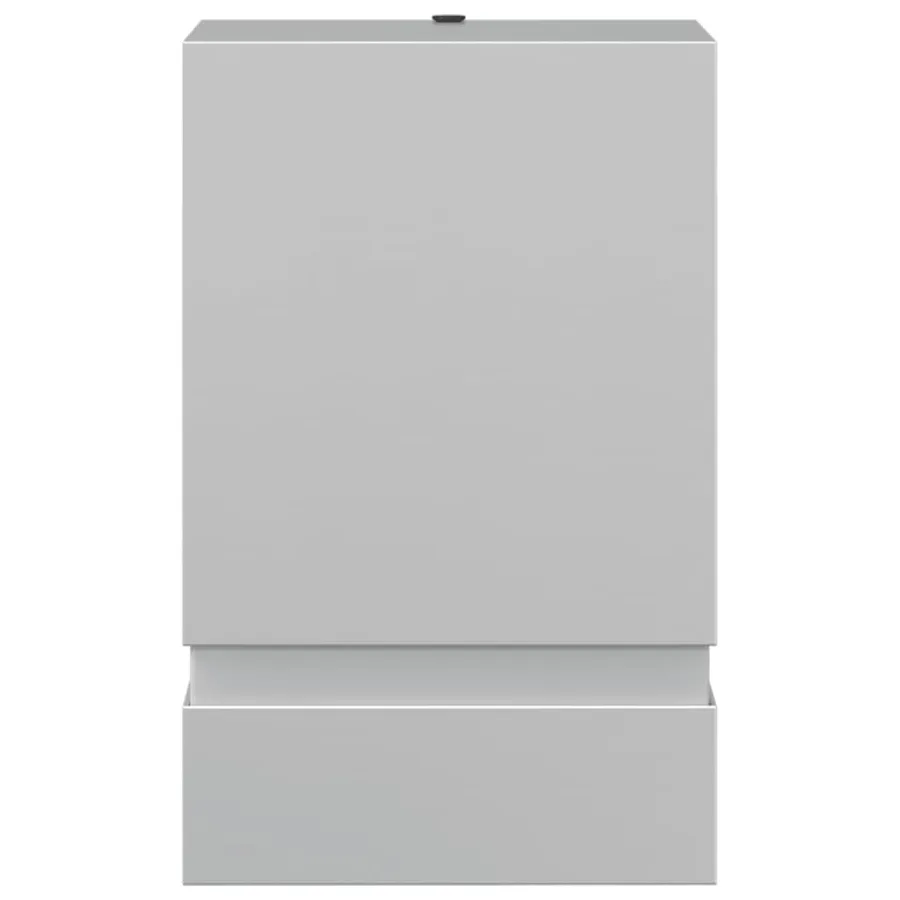 Applique murale d'extérieur argenté acier inoxydable - 4