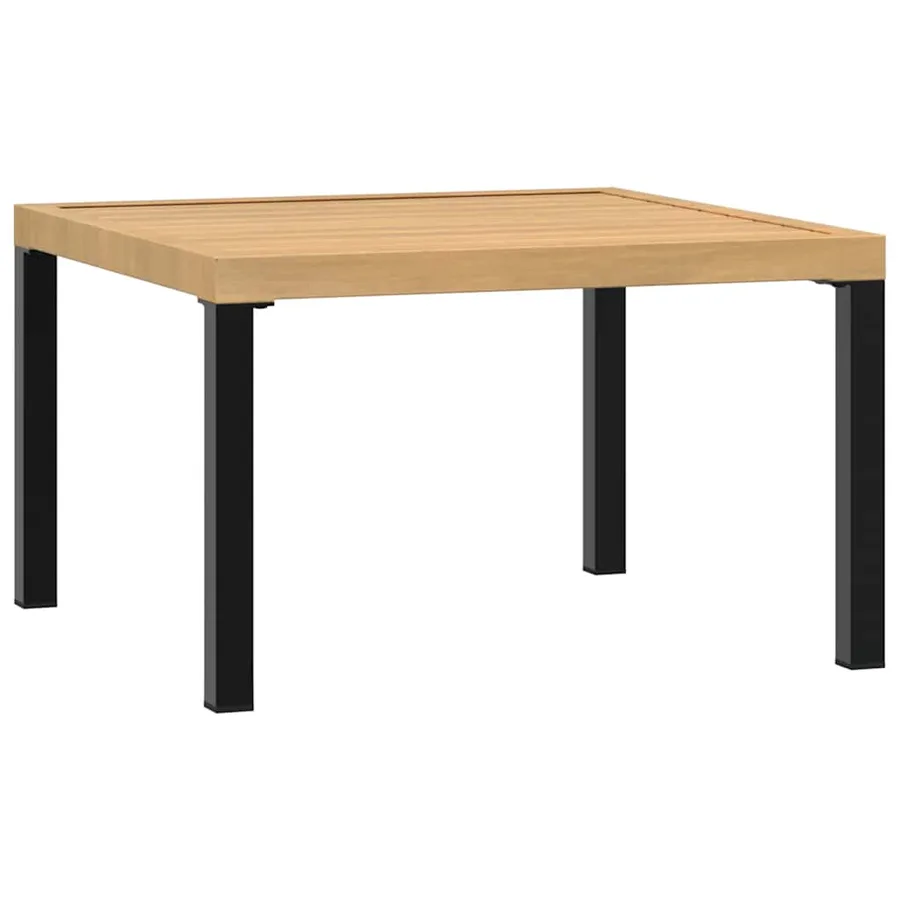 Salon de jardin 4 pcs avec coussins noir aluminium - 5