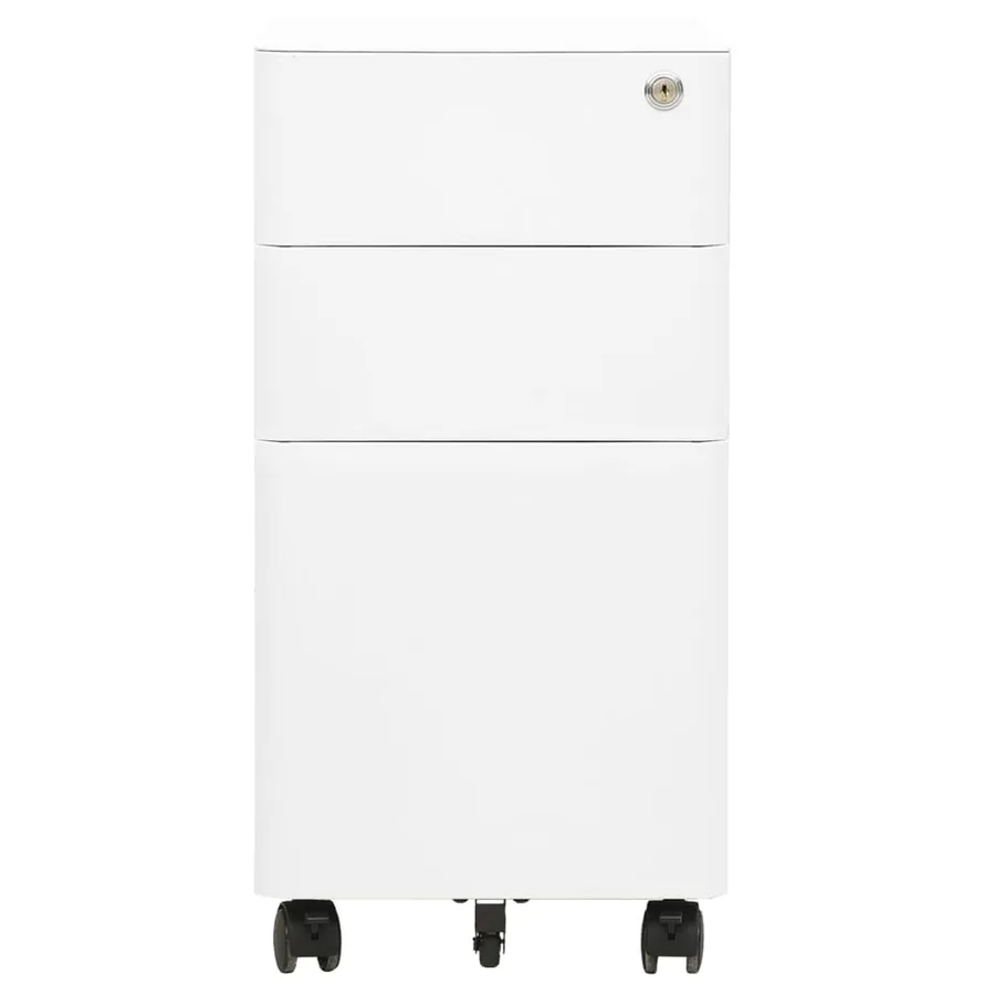 Classeur mobile Blanc 30x45x59 cm Acier - 2