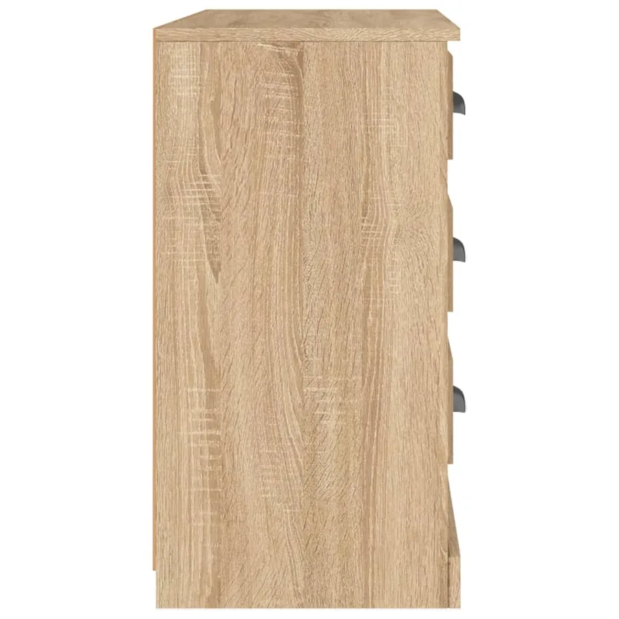 Buffet chêne sonoma 104,5x35,5x67,5 cm bois d'ingénierie - 5
