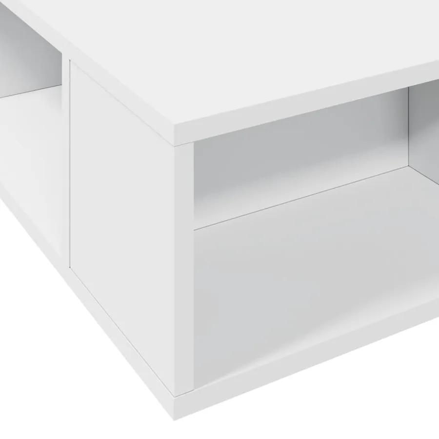 Cadre de lit sans matelas blanc 75x190 cm - 7