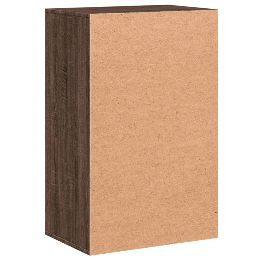 Armoire de rangement chêne marron 56,5x39x90 cm bois ingénierie - 7