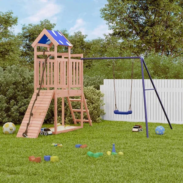 Aire de jeux d'extérieur bois massif de douglas