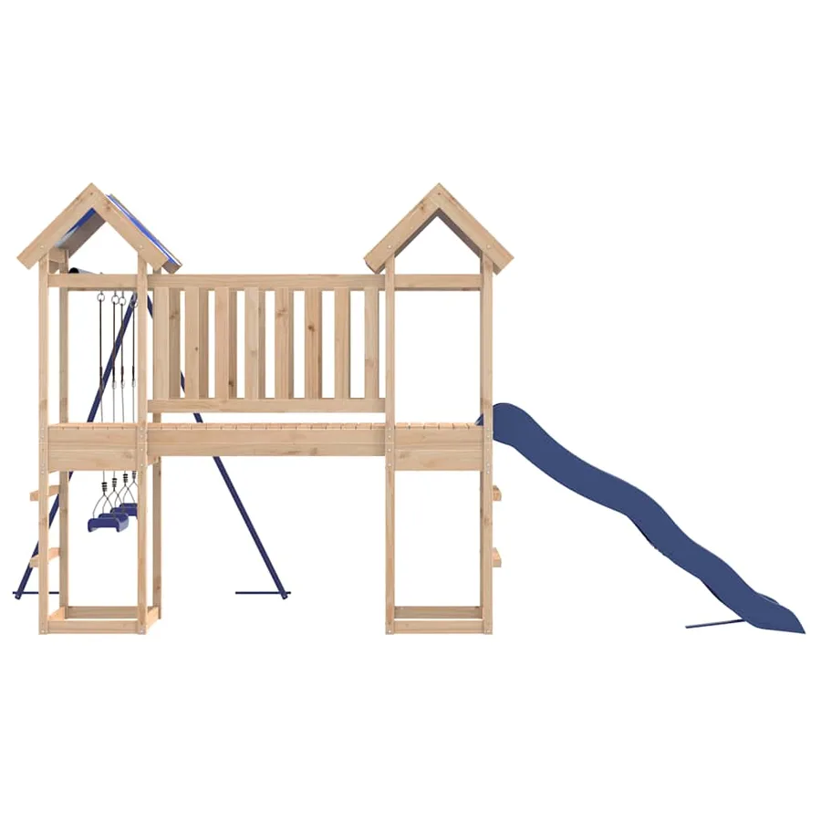 Aire de jeux d'extérieur bois de pin massif - 5