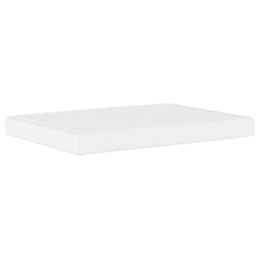 Lit avec matelas bleu 140x200 cm velours - 8