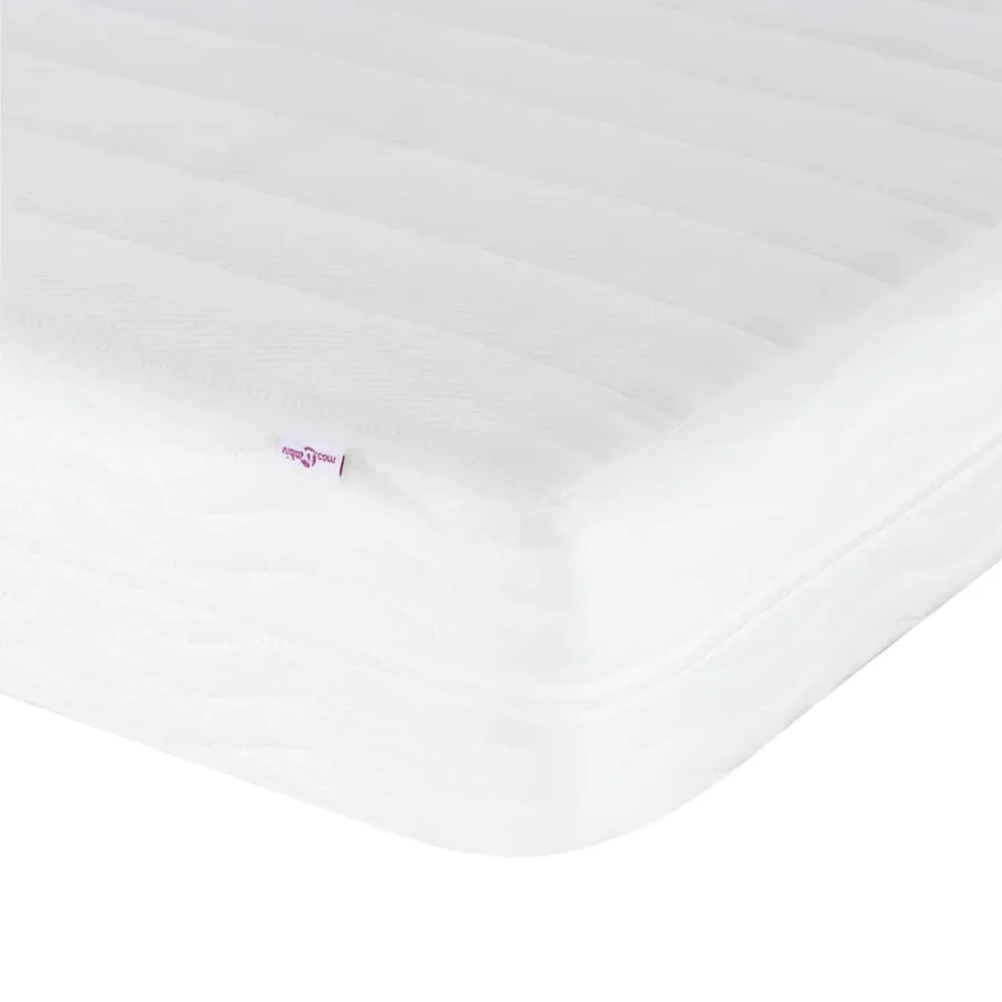 Lit avec matelas bleu 140x200 cm velours - 9
