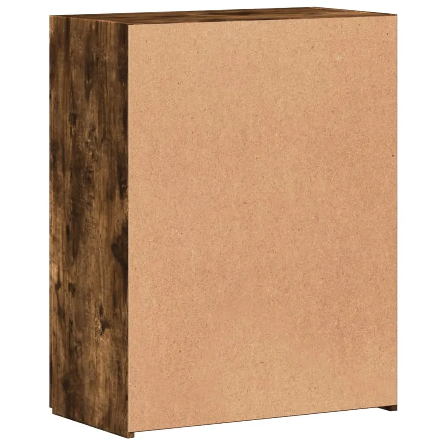 Armoire de classement chêne fumé bois d'ingénierie - 6