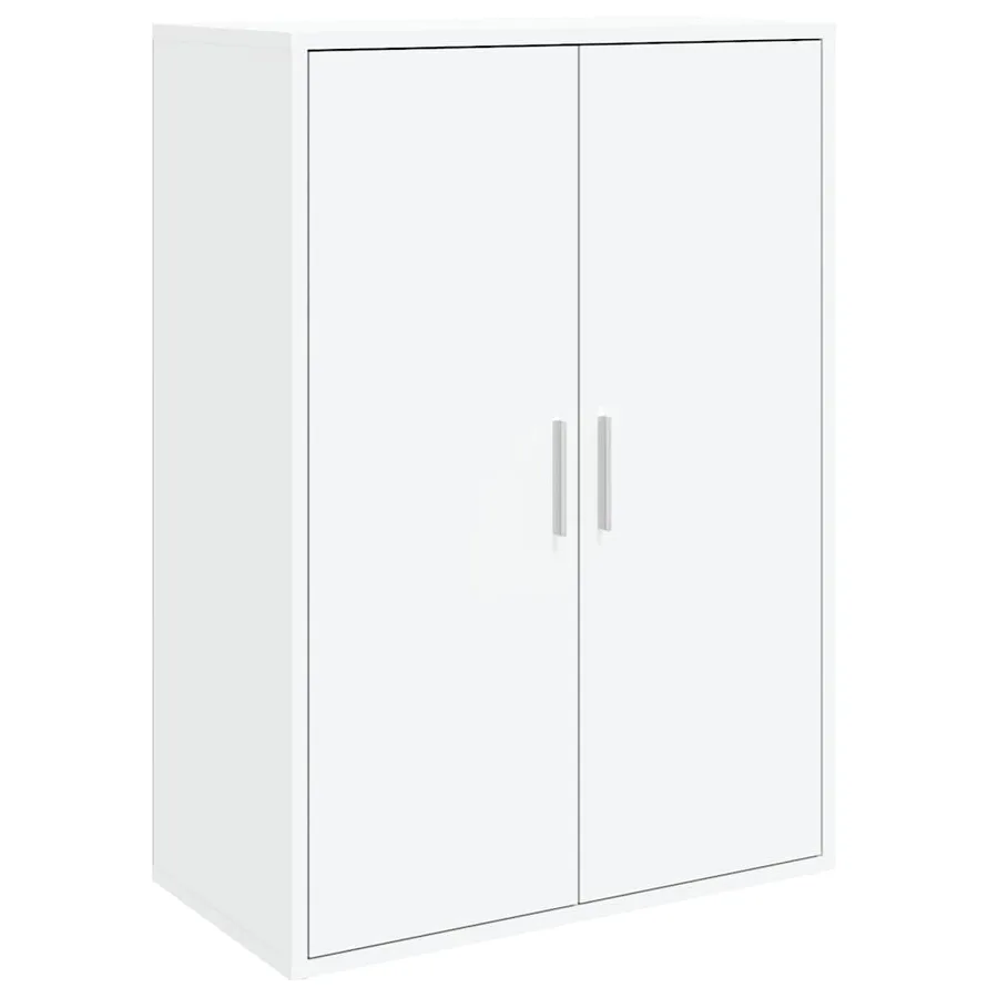 Buffet blanc 60x31x84 cm bois d'ingénierie - 2