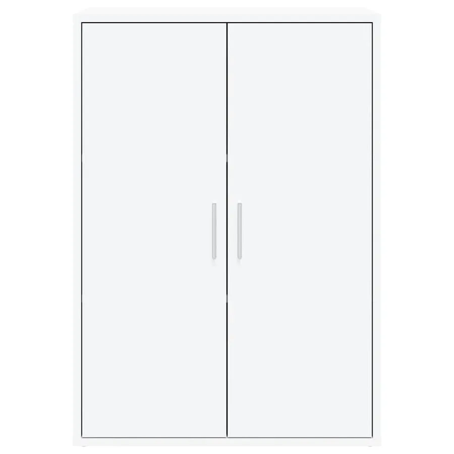 Buffet blanc 60x31x84 cm bois d'ingénierie - 5