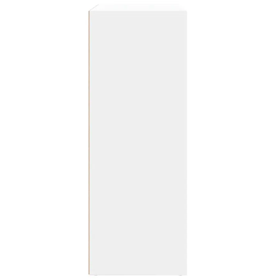 Buffet blanc 60x31x84 cm bois d'ingénierie - 6