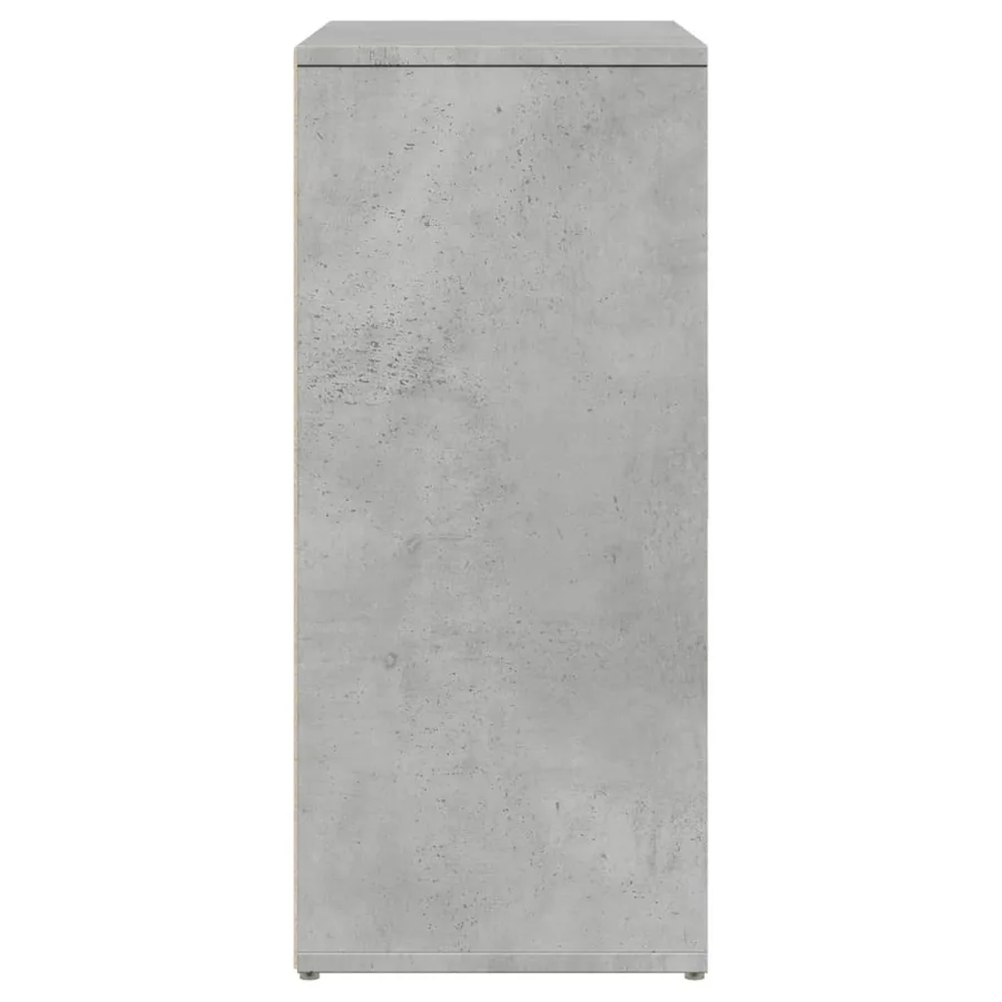 Buffets 2 pcs gris béton 60x31x70 cm bois d'ingénierie - 6