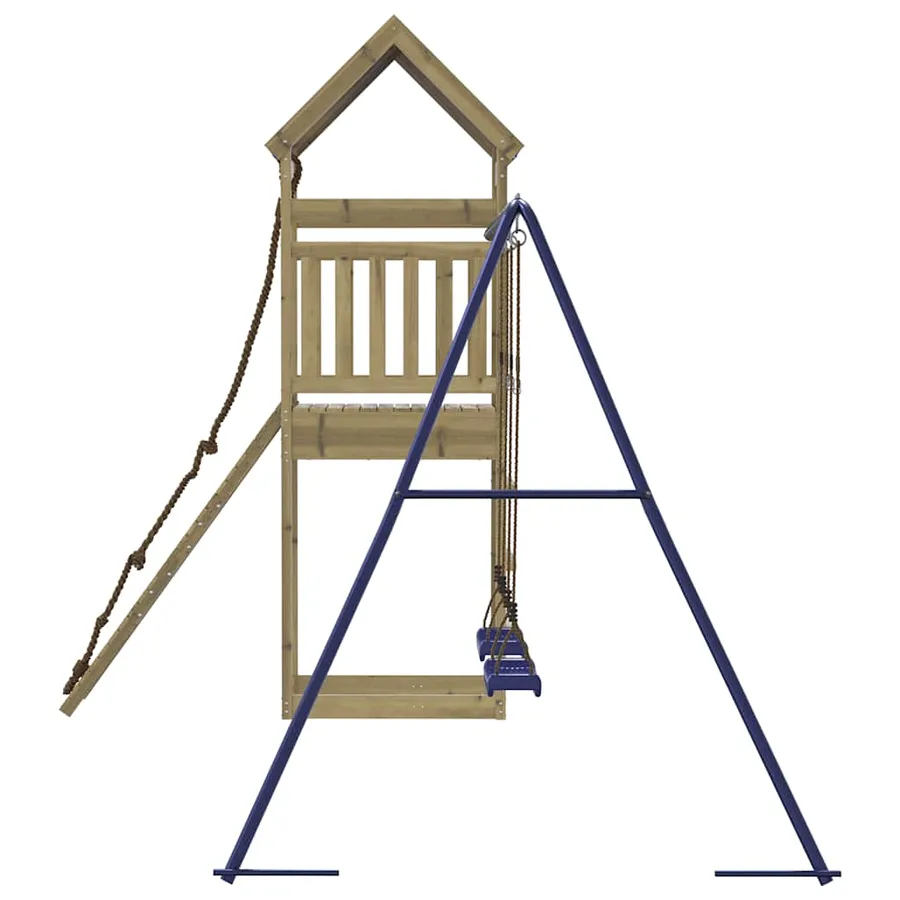 Aire de jeux d'extérieur bois de pin imprégné - 5