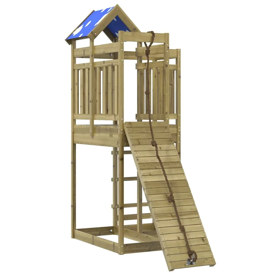 Aire de jeux d'extérieur bois de pin imprégné - 2