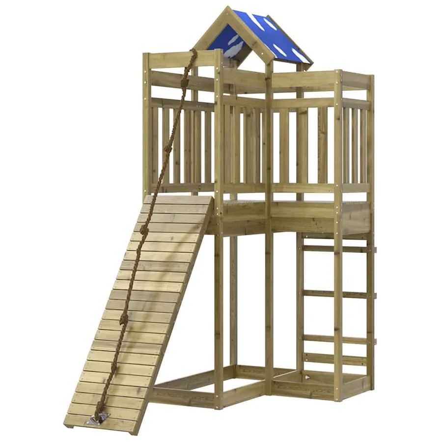 Aire de jeux d'extérieur bois de pin imprégné - 4