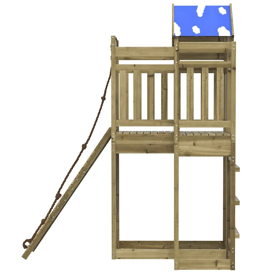 Aire de jeux d'extérieur bois de pin imprégné - 5