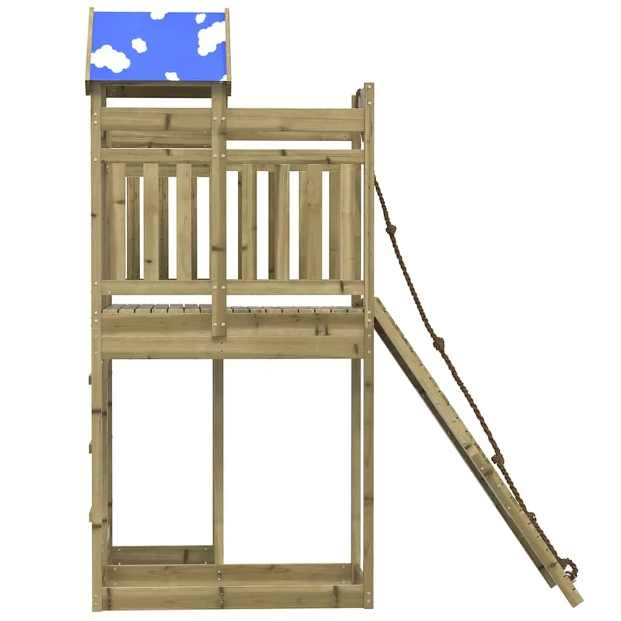 Aire de jeux d'extérieur bois de pin imprégné - 6