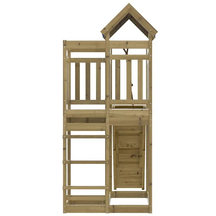 Aire de jeux d'extérieur bois de pin imprégné - 7