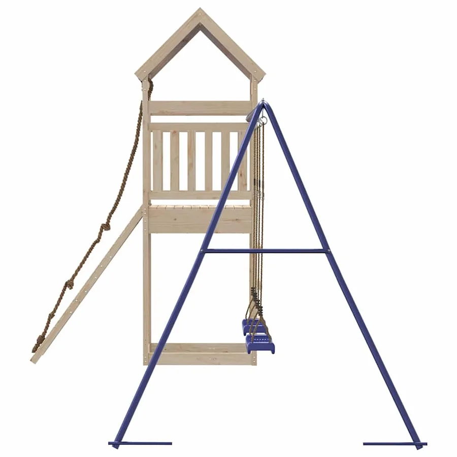 Aire de jeux d'extérieur bois de pin massif - 5