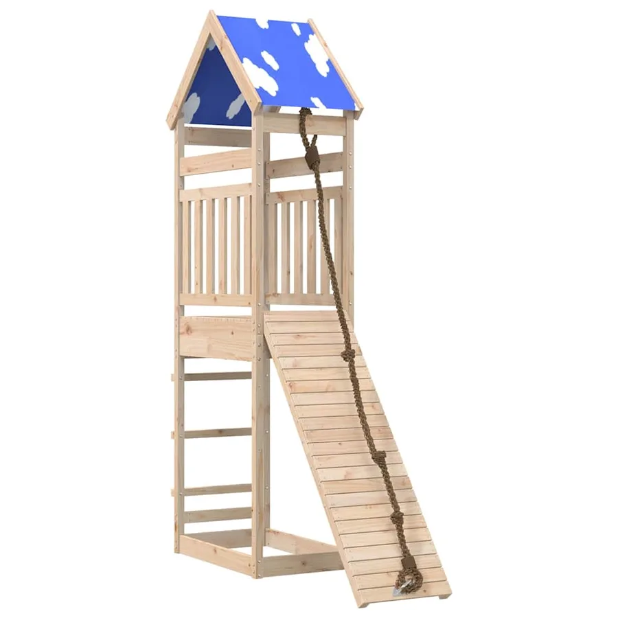 Aire de jeux d'extérieur bois de pin massif - 2