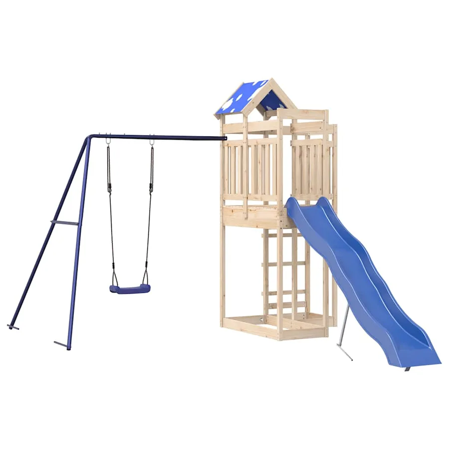 Aire de jeux d'extérieur bois de pin massif - 2