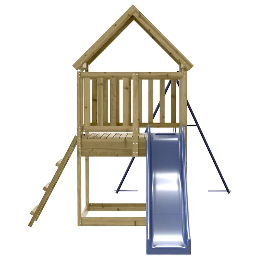 Aire de jeux d'extérieur bois de pin imprégné - 6