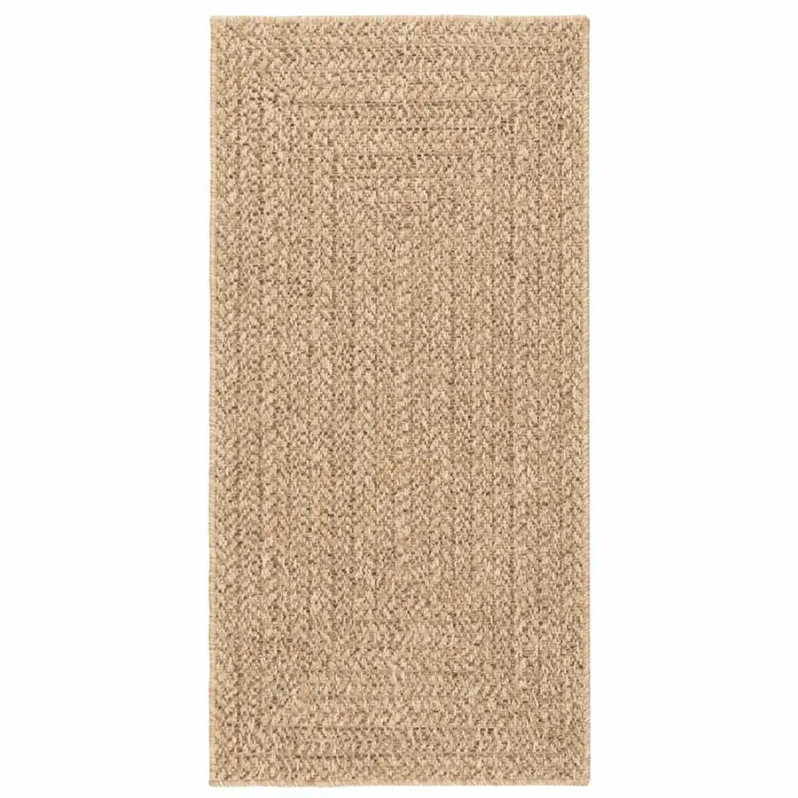 Tapis ZIZUR 60x110 cm aspect de jute intérieur et extérieur - 4