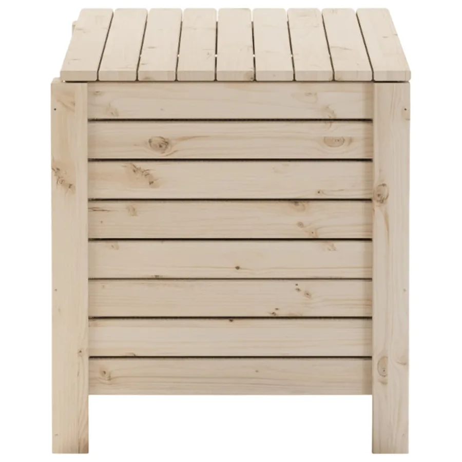 Boîte de rangement avec couvercle RANA bois massif de pin - 5