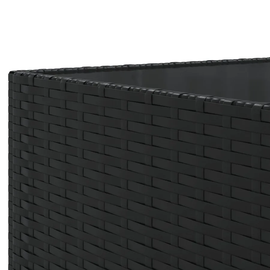 Salon de jardin 7 pcs avec coussins Noir Résine tressée 63 x 63 x 57,5 cm - 49,5 kg - 9