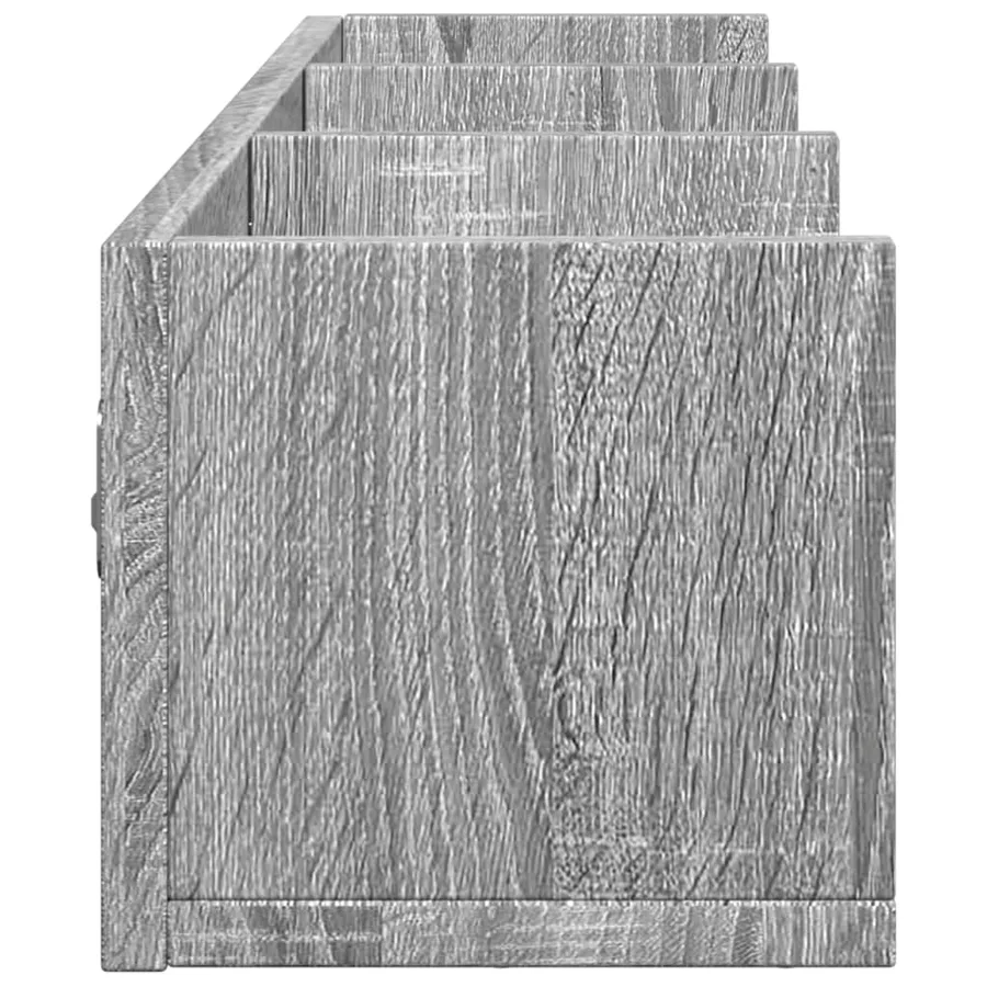 Armoire murale sonoma gris 75x18x16,5 cm bois d'ingénierie - 6